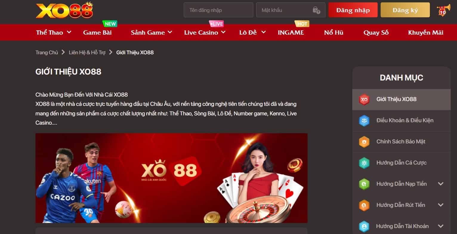 Những Giá Trị Vượt Trội Từ Nhà cái XO88 - Khám Phá Thế Giới Cá Cược Đỉnh Cao 2 Đánh giá chi tiết nhà cái XO88 có tốt, có uy tín không? Ưu và nhược điểm của XO88